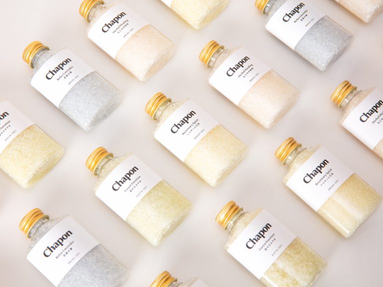 Wash away the stresses of life with these custom-made bath salts from Chapon