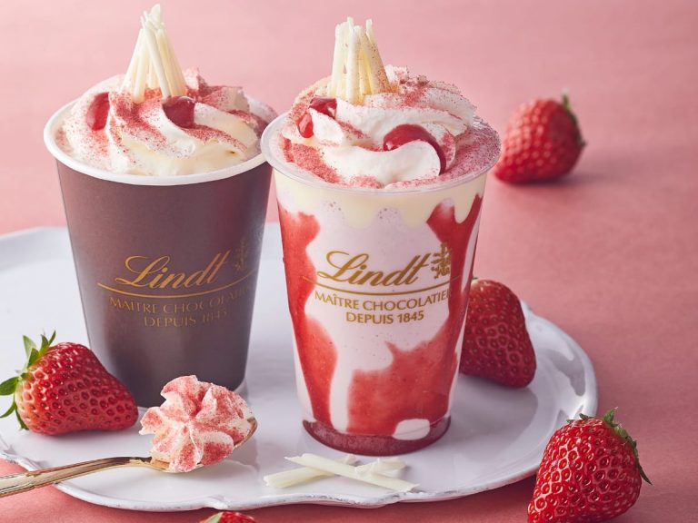 Lindt & Sprüngli Unveil New Strawberry Chocolate Drinks for 2020