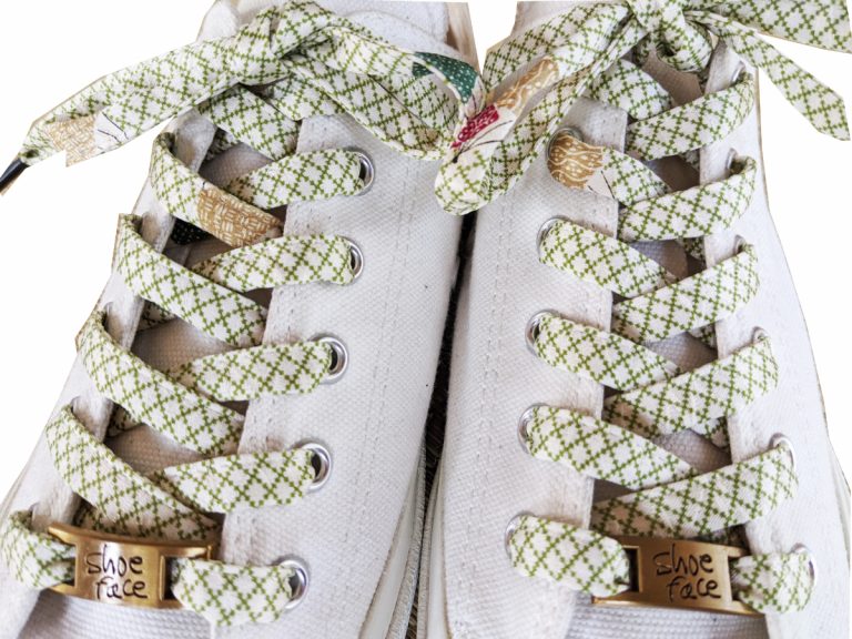 Shoeface: Repurposing old kimono, scarves and other fabrics into quirky shoelaces