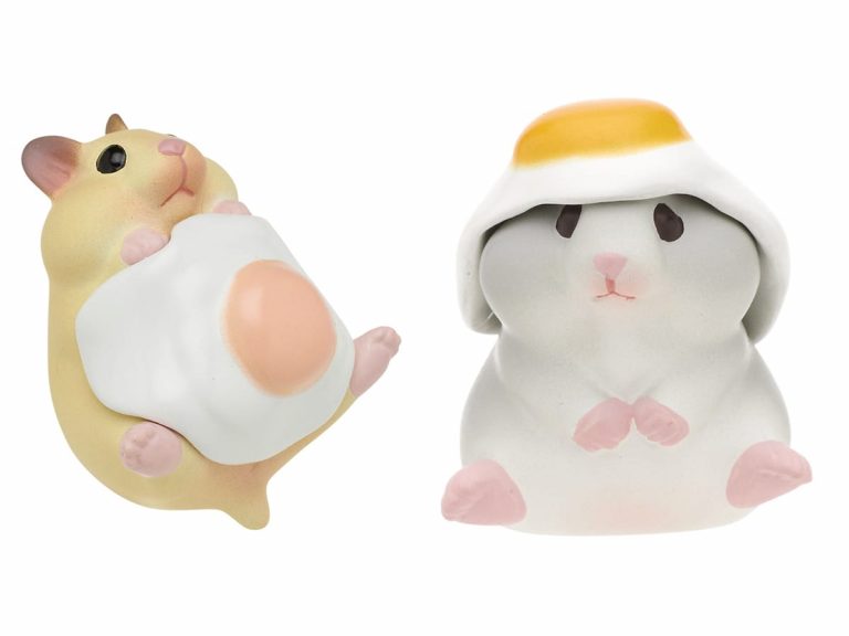 “Ham and Egg” hamster capsule toys make a cute comeback