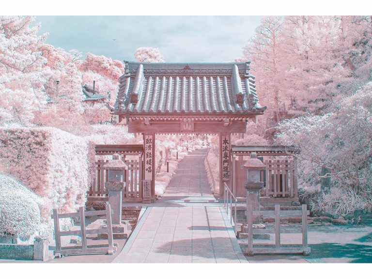 Japanese photographer captures beautiful dreamy landscapes of Kamakura in infrared