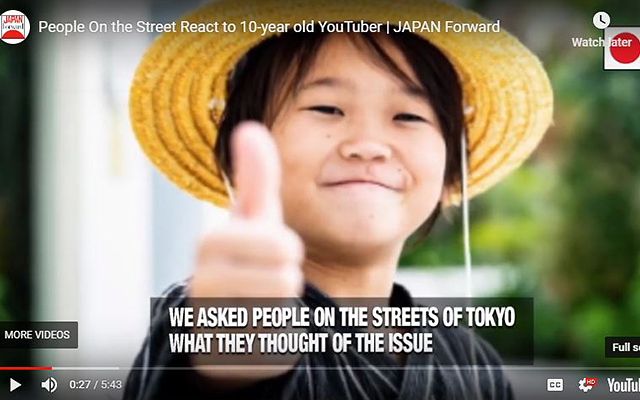 Young YouTuber Wants to Stay Out of School; People on Tokyo’s Streets Weigh In