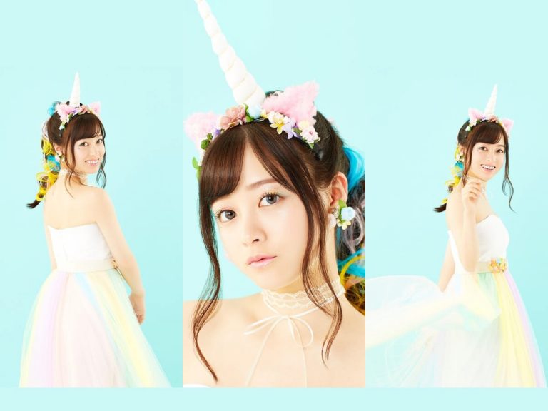 Beautiful actress Kanna Hashimoto dons unicorn costume in Rohto’s color contact lens promotion