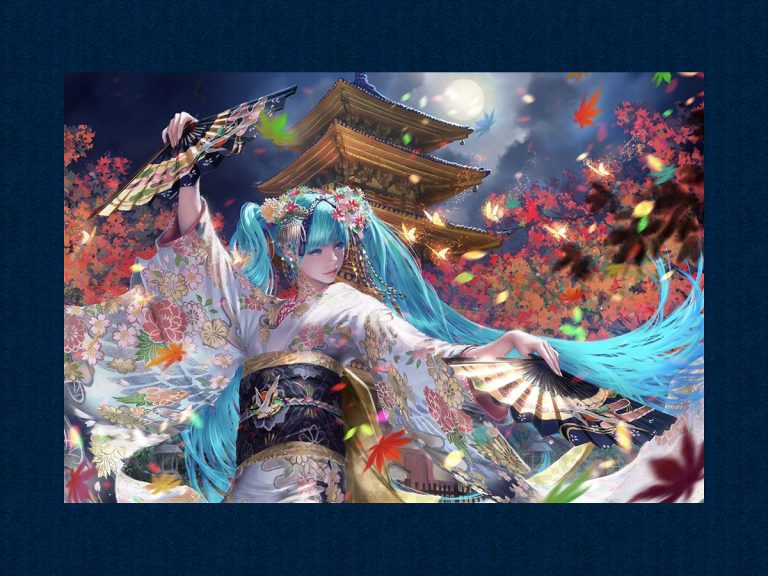 Admire The Gorgeous Winning Works in Kyoto-Themed Hatsune Miku Illustration Contest
