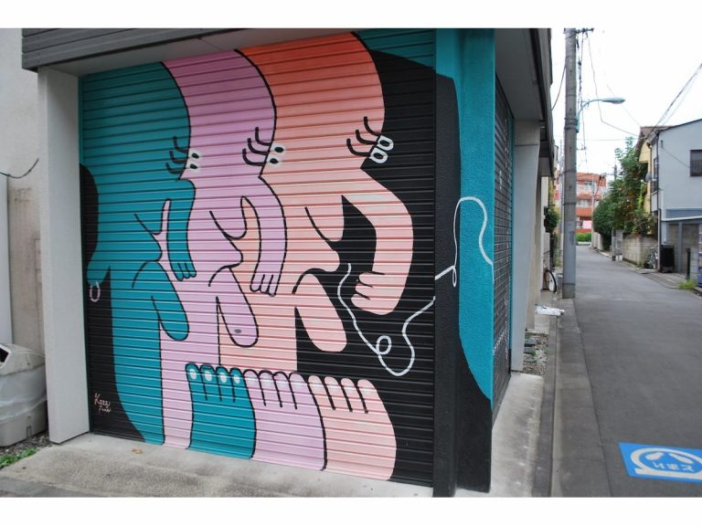 The Koenji Mural City Project is a celebration of local street artists