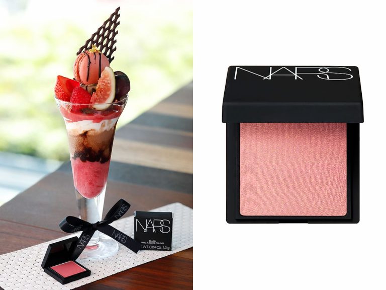 Enjoy a special parfait and experience Orgasm by NARS in collaboration with Shiseido Parlour