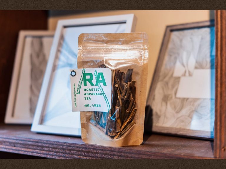 “Roasted Asparagus Tea” hōjicha curbs food waste by using normally discarded lower stems