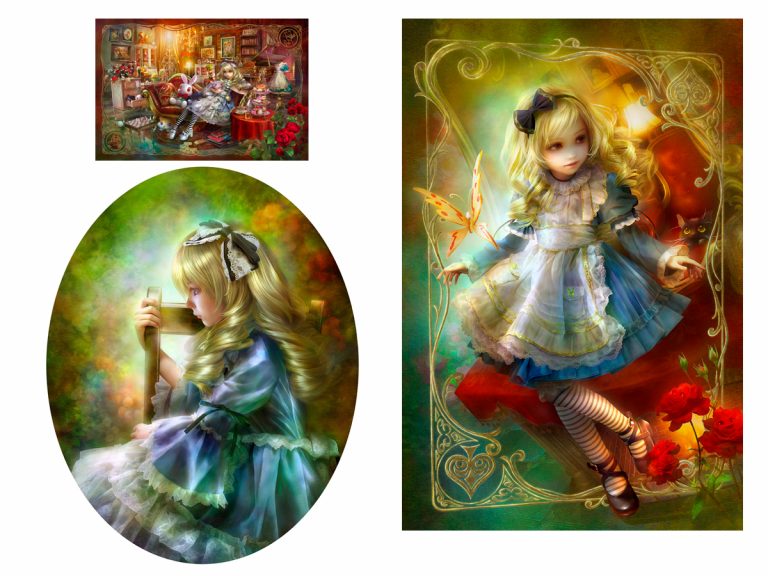 Fantasy Artist SHU’s Alice In Wonderland-Inspired Paintings Showcased In New Exhibition