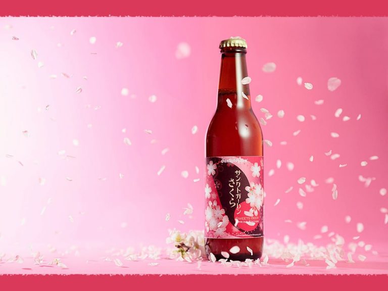 “Sankt Gallen Sakura” is a sakuramochi tasting beer brewed with famed Takato sakura and rice
