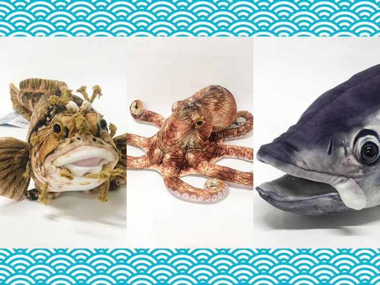 Cuddle up to your favorite sea creatures with these ultra-realistic plushies