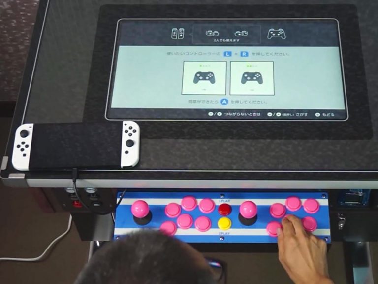 Awesome Nintendo Switch table cabinet dock lets you feel like you’re in a Japanese arcade