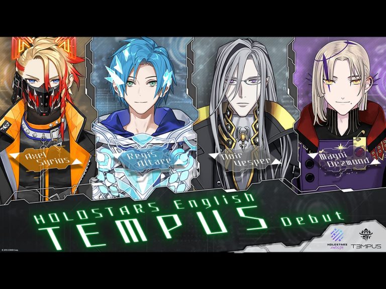 With its first unit TEMPUS, Vtuber group HOLOSTARS English’s adventure begins