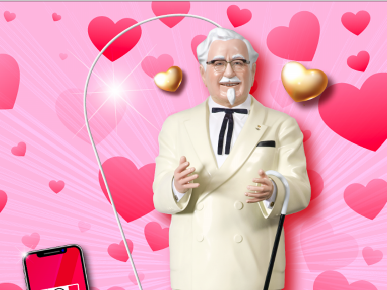 KFC to reward fan who shows the most love with giant Colonel Sanders mobile battery in Japan