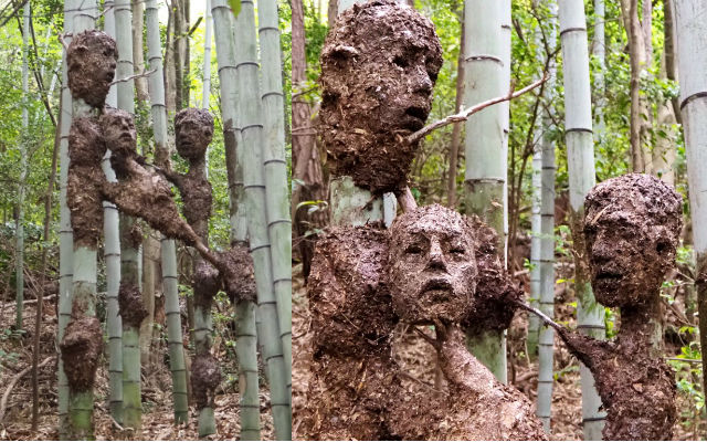 Japanese art student creates terrifyingly beautiful forest of despair