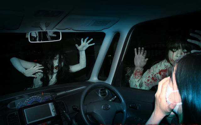 Drive-in haunted house opens in Tokyo to scare away coronavirus concerns