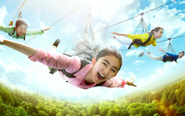 Soar like an eagle at this adventure park in central Japan