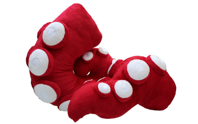 Become a slithering sea creature with giant wearable octopus tentacle plushies