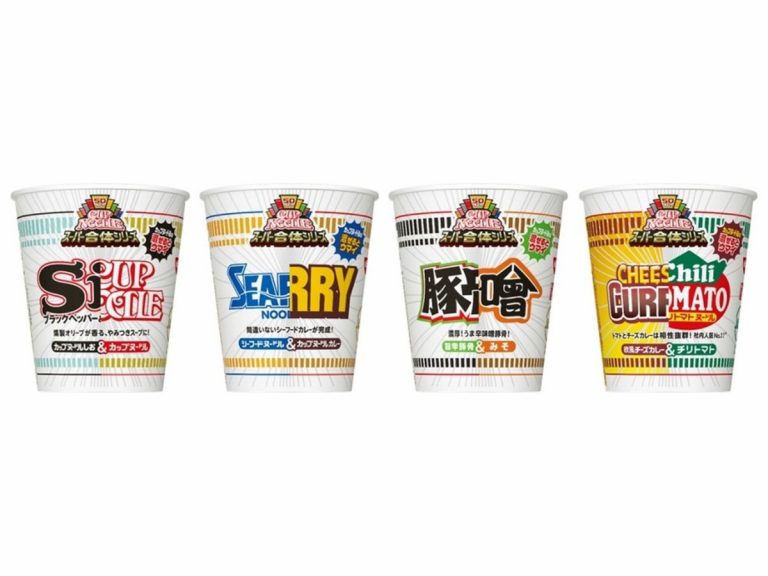 Nissin releases super combination series of Cup Noodle that fuses popular flavors together