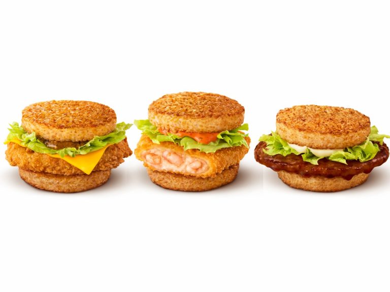 McDonald’s debuts new savory rice burger duo and brings back a favorite in Japan
