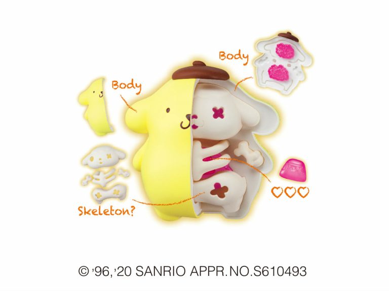 New toy series lets you skin adorable Sanrio characters and reveal their skeletons