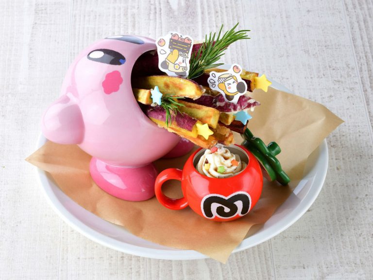 Kirby opens up his mouth and head for new fall menu at Japan’s Kirby Cafe
