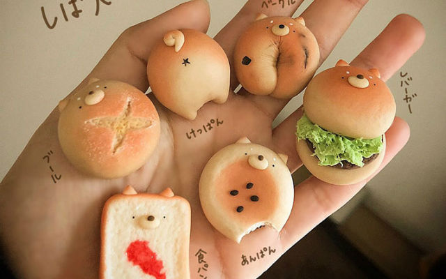 Japanese Artist Teases Appetites With Shiba Inu Butt And Face Bread Creations