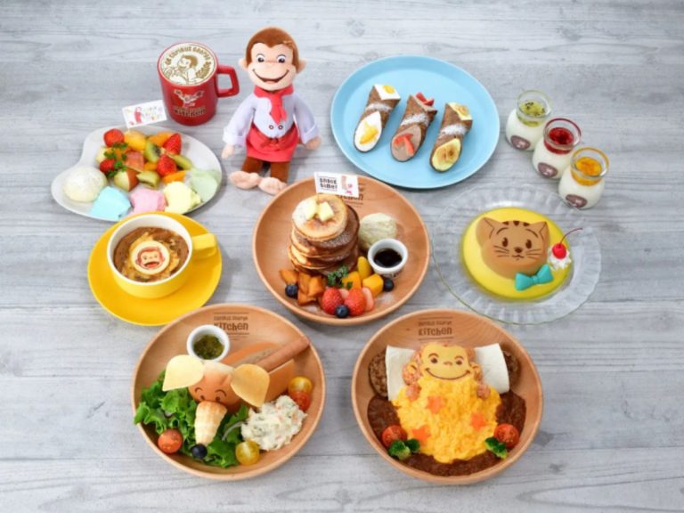 First Curious George theme cafe opens in Japan