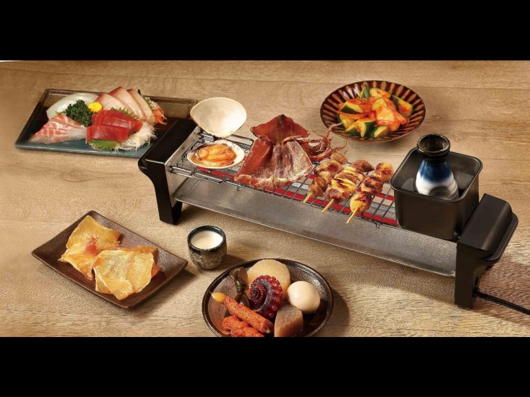 All-in-one home izakaya grill and sake heater turns your table into a Japanese pub