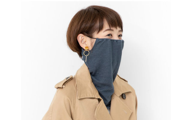 Japan’s Mask Snood Fashionably Arrives Just In Time