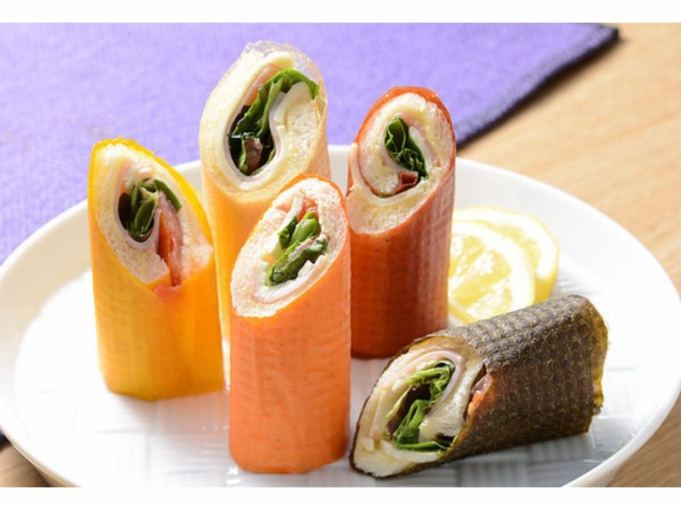 Japanese maker releases 100% plant-based veggie wraps to curb food waste and add color to dishes