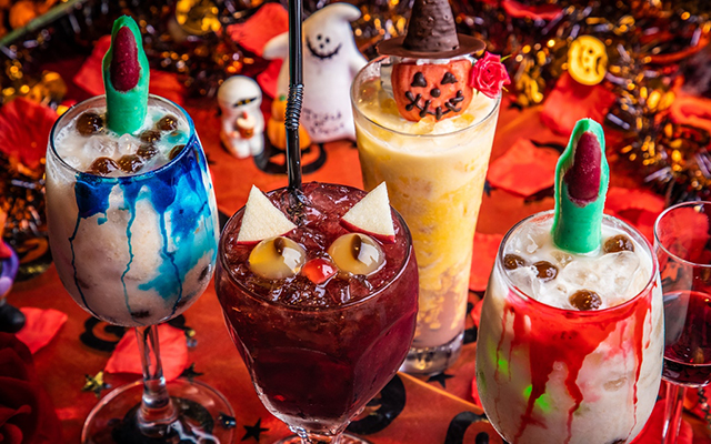 “Boba Tea Zombie” and Other Tasty Horrors Await at Vampire Cafe’s “Bloody Halloween”