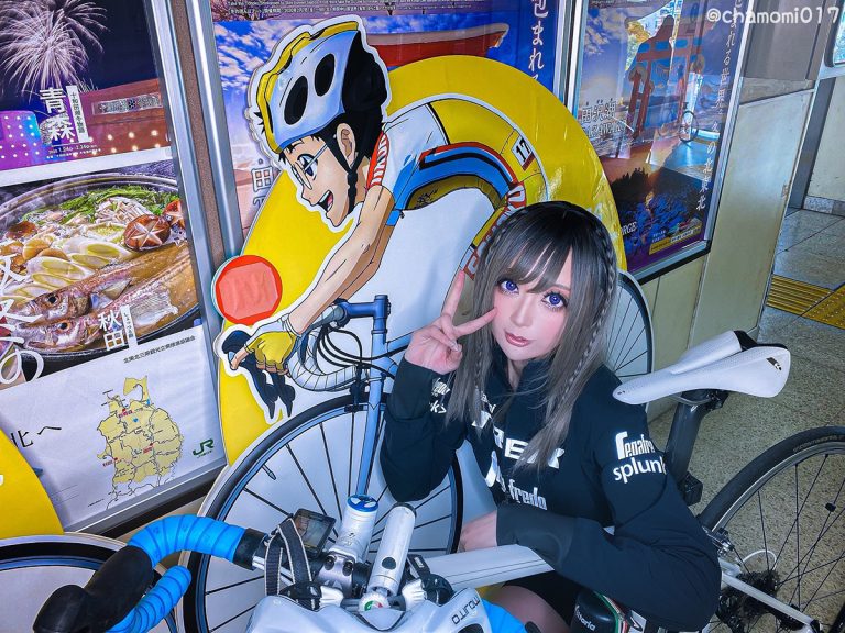 Yowamushi Pedal stamp rally is a biker’s anime pilgrimage, popular cosplayer Chamomile reports