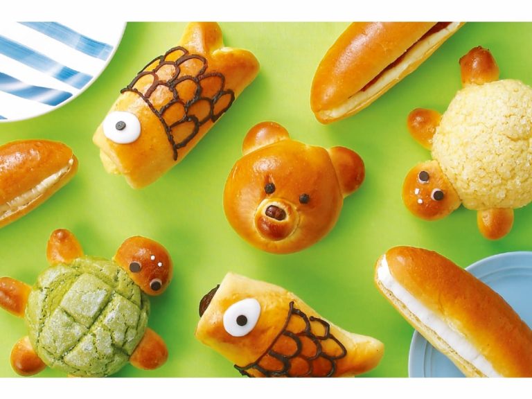 Turtles and other cute animals inspire bread created in celebration of Japan’s Children’s Day