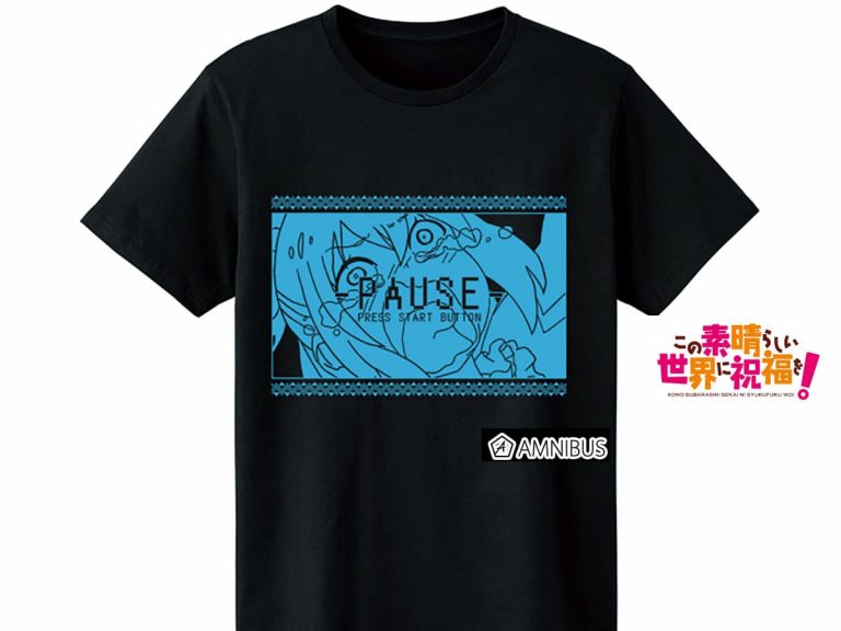 Raise your Konosuba cred with this Aqua “Pause” T-shirt