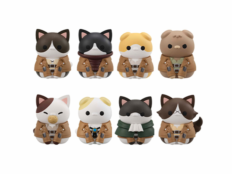 What if Attack on Titan’s Survey Corps were cute cats? New figures answer this important question