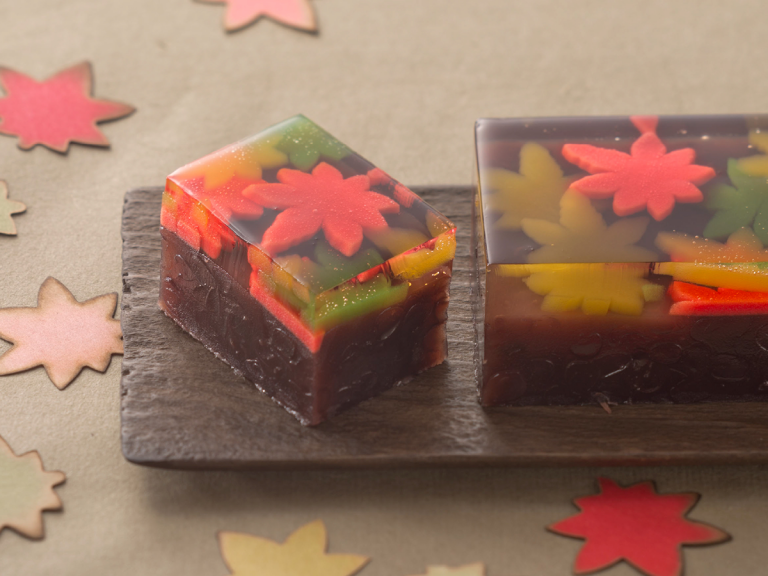 These gorgeous traditional Japanese sweets perfectly capture Kyoto autumn in wagashi form