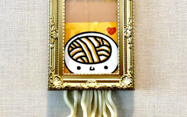 Japanese Udon Noodle Mascot Posts Brilliant Banksy Parody