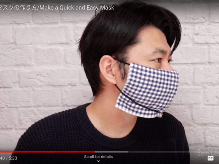 Japanese YouTuber makes easy DIY masks that look surprisingly cool
