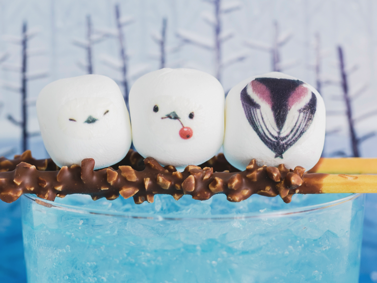 Turn any food into a cute long-tailed tit thanks to Japanese edible bird stickers