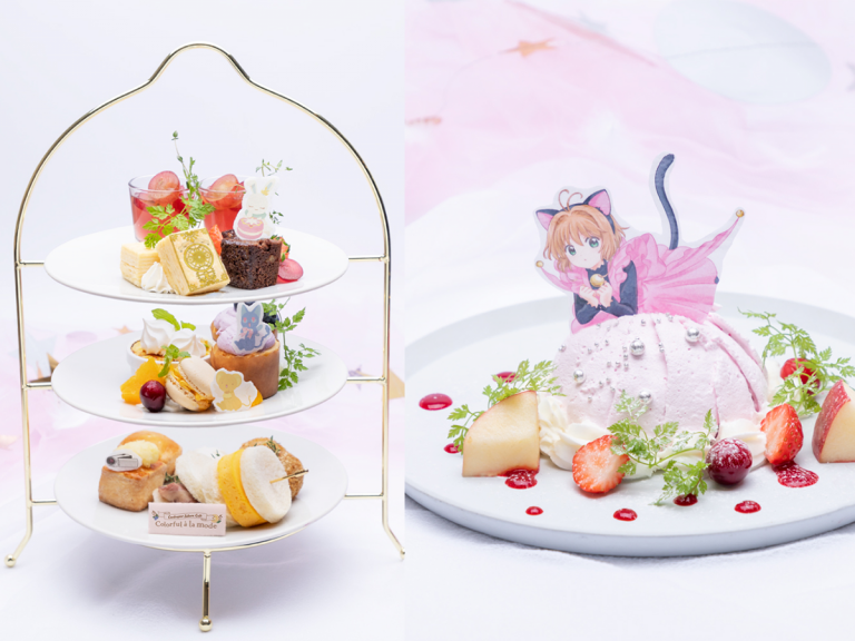 Fans of Cardcaptor Sakura can enjoy adorable character cakes and afternoon tea at Tokyo cafe