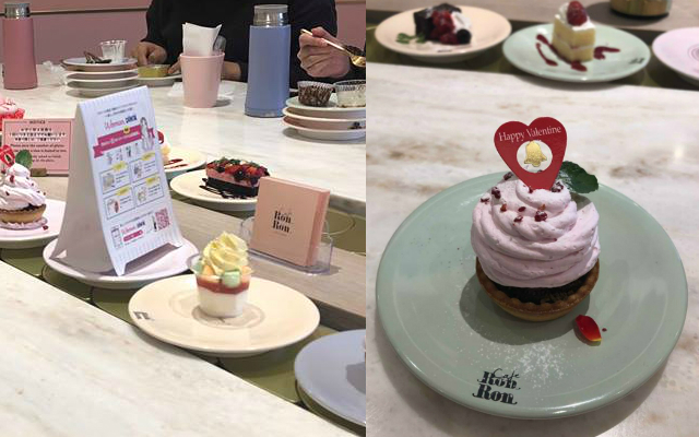 I Tried Out Tokyo’s Conveyor Belt Dessert All-You-Can-Eat Buffet Valentine’s Day Specials
