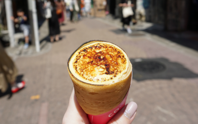 Creme Brulee Crepes are the Most Genius Dessert in Harajuku