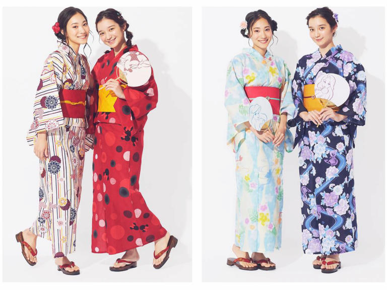 Stylish Disney Princess and Mickey Summer Kimono Coming to Disney Store Japan for Yukata Season