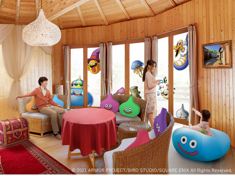 Japan’s ‘Slime Cocoon’ hotel room will transport the guest to the world of Dragon Quest