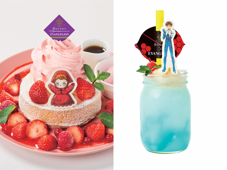 Pancakes inspired by Evangelion characters are the perfect desserts for lovers of classic anime