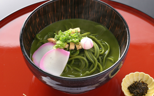 Green Tea Curry Udon and Other Creations by Traditional Kyoto Tea Shop Itohkyuemon