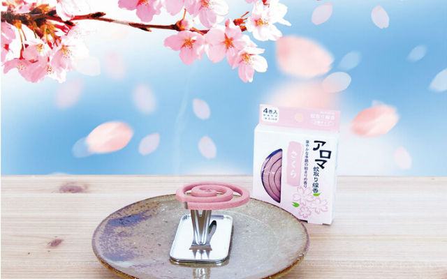 Take the cherry blossom parties to your home with sakura scented mosquito repellent incense
