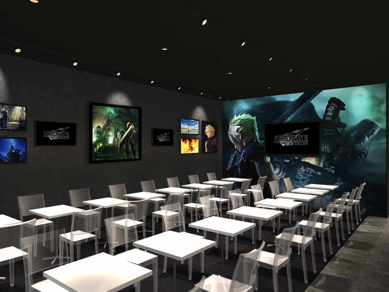 Japan’s Square Enix Cafes to Celebrate Final Fantasy VII Remake with Awesome Themed Menu and Interior