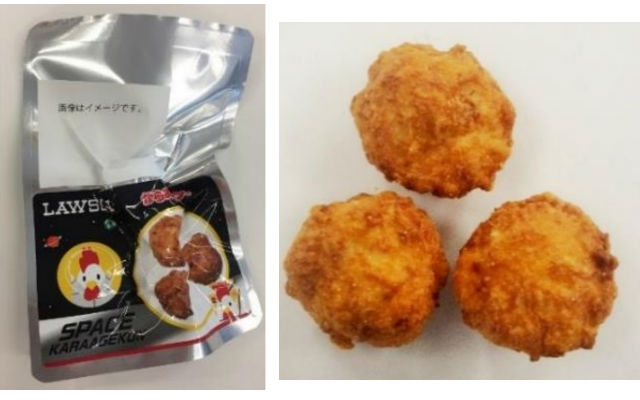 Japan’s popular karaage-kun fried chicken officially certified as space food