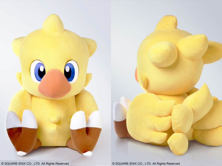 This giant chocobo plushie is the perfect companion for Final Fantasy super fans